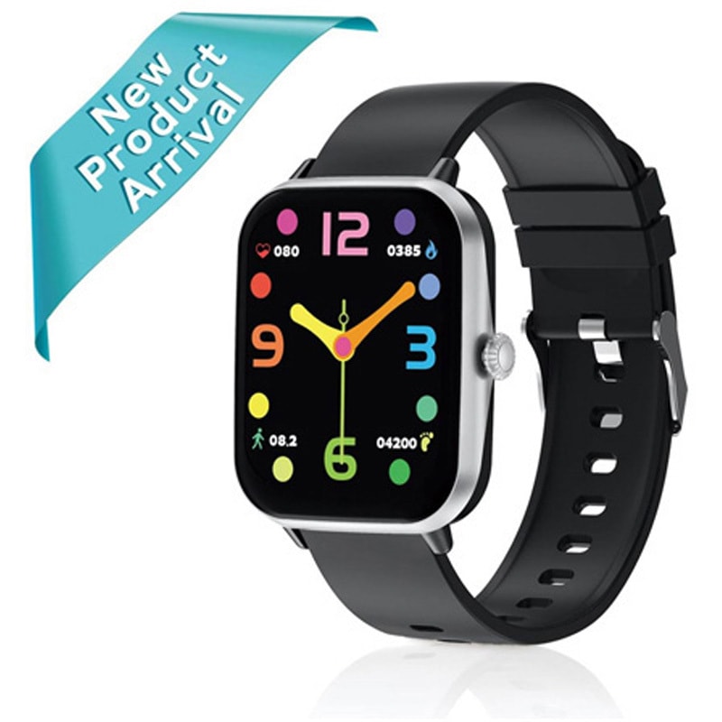 WW22045BK スマートウォッチHSシリーズスクエアFTタイプ アリアス ブラック色