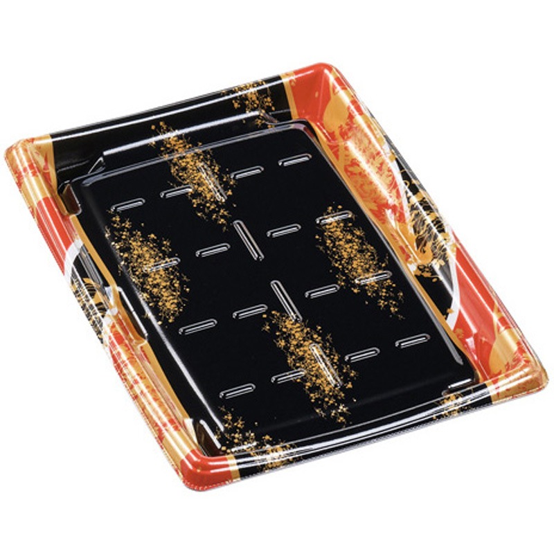 27-20平 流華赤 精肉容器MTD 本体 1ケース(50枚×8袋) エフピコ 【通販モノタロウ】