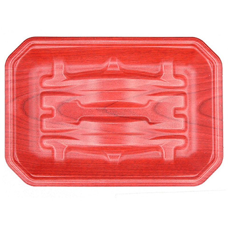 25-17(27) A ひだ赤 豊漁 1ケース(100枚×10袋) エフピコ 【通販モノタロウ】 19,426円