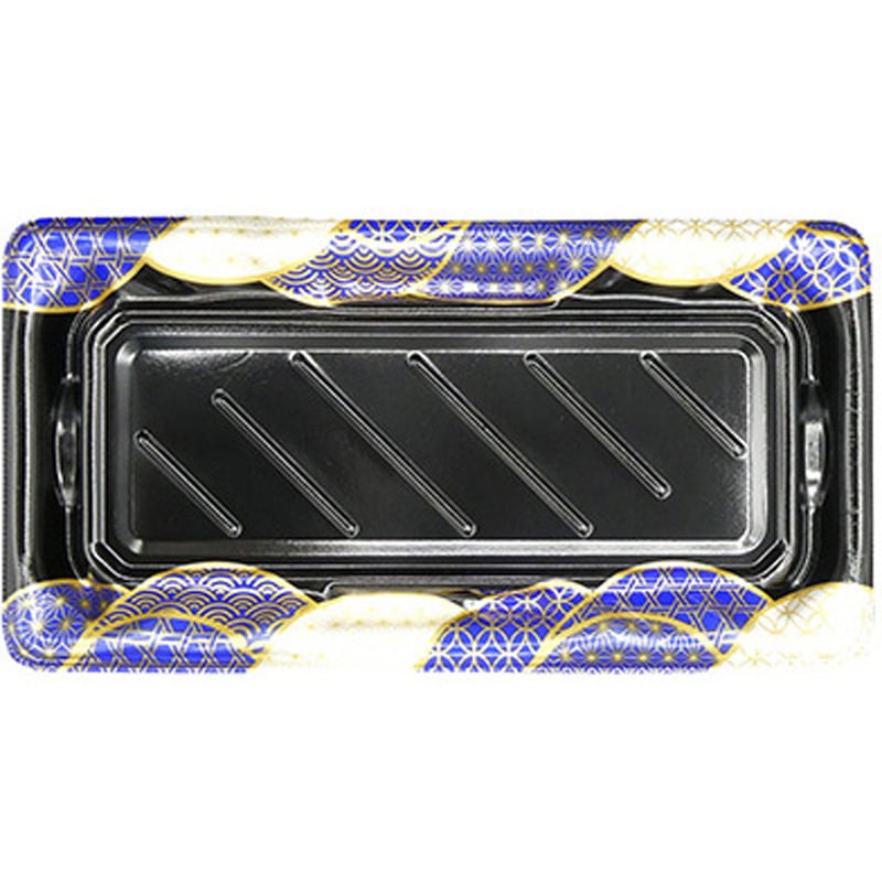 2-6 なみ穂青 大波皿 本体 1ケース(50枚×12袋) エフピコ 【通販モノタロウ】