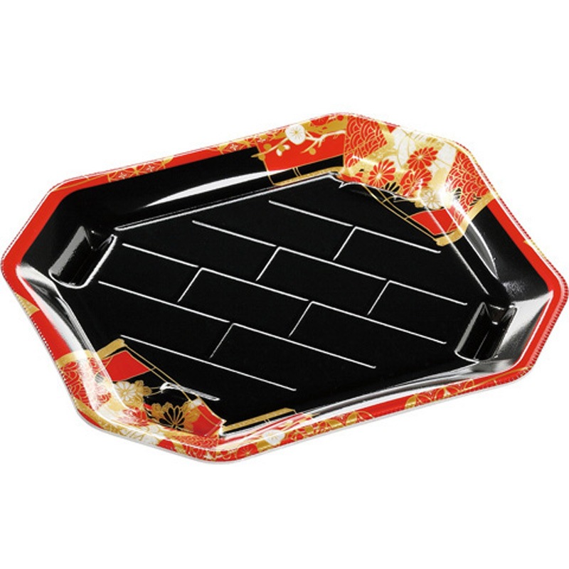 3-4 花小町赤 美彩 本体 1ケース(50枚×12袋) エフピコ 【通販モノタロウ】