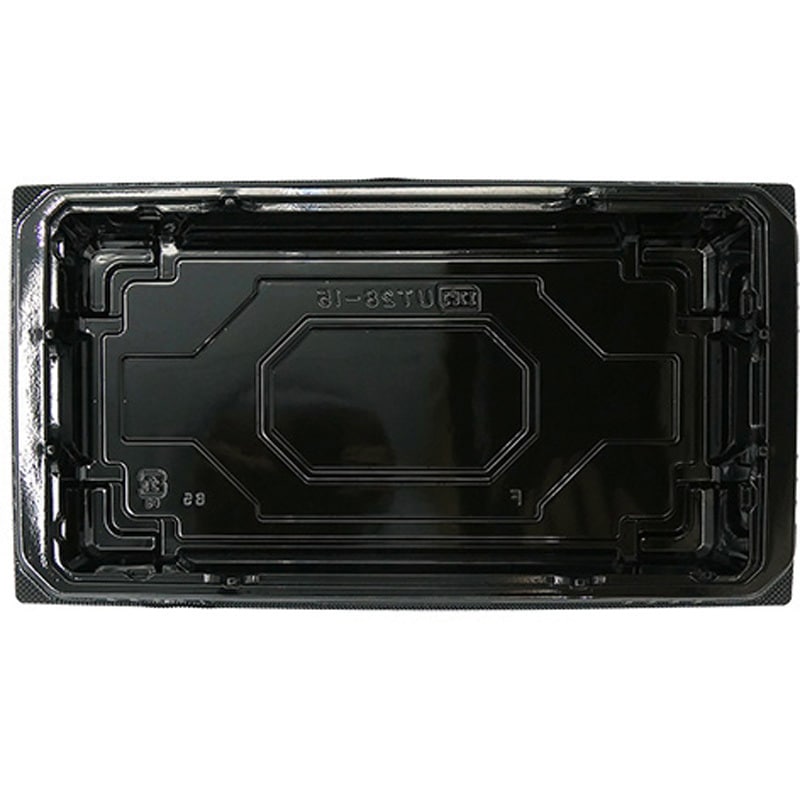 28-15 黒 弁当容器UT 本体 1ケース(50枚×12袋) エフピコ 【通販モノタロウ】