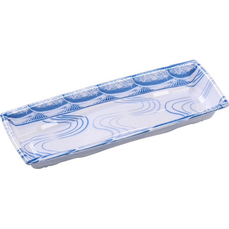 30-11(35) A 水紋青 角盛鉢 1ケース(50枚×16袋) エフピコ 【通販モノタロウ】