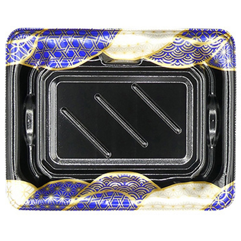 2-3(V1) なみ穂青 大波皿 本体 1ケース(50枚×18袋) エフピコ 【通販モノタロウ】