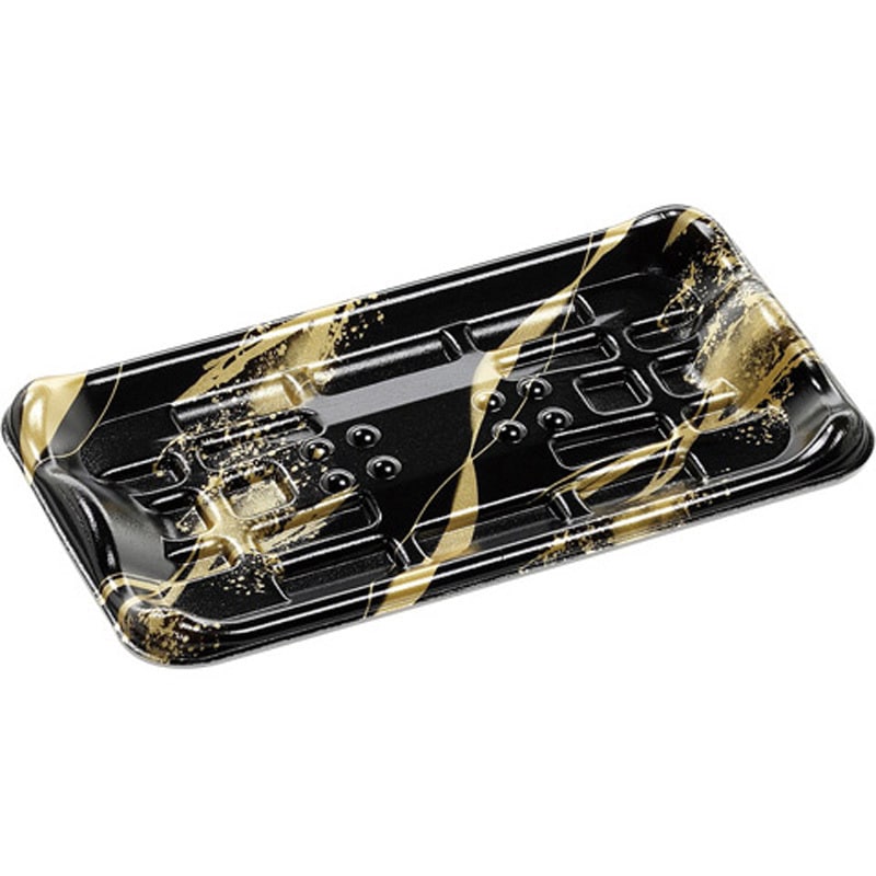 10-19 天川黒金 刺身・鮮魚容器YN 1ケース(100枚×18袋) エフピコ 【通販モノタロウ】ラップ・消耗品・食品包材