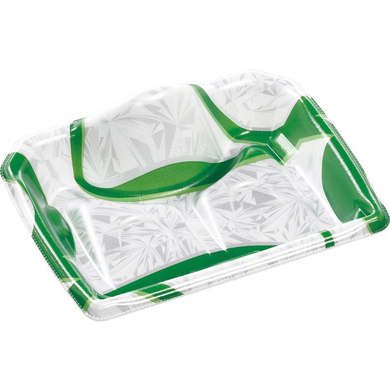 18-14 サークル緑 宝山 本体 1ケース(50枚×20袋) エフピコ 【通販モノタロウ】