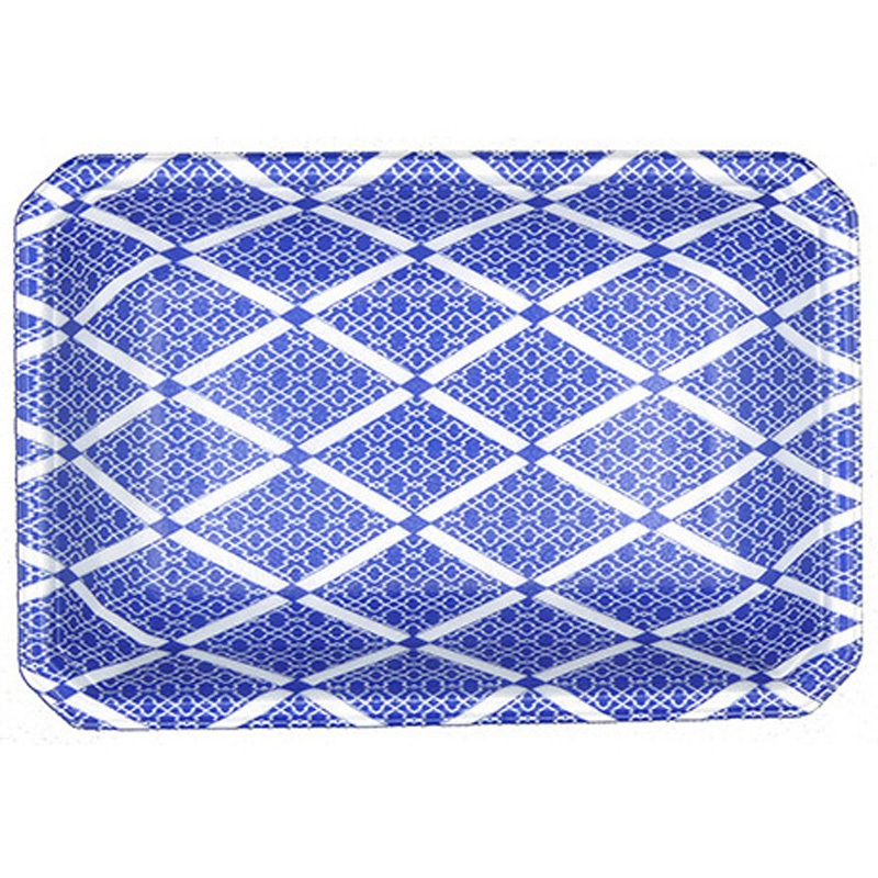 18-12(30) ひし格子青 惣菜・サラダ容器DFV 1ケース(100枚×21袋) エフピコ 【通販モノタロウ】 21,286円