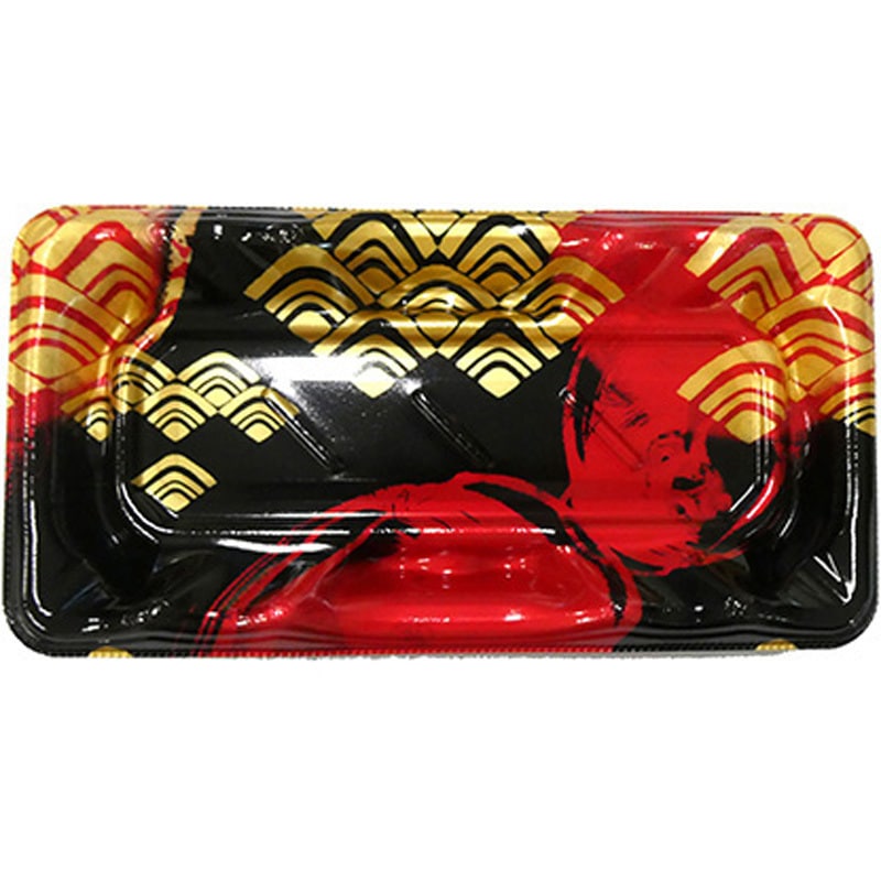 1-4(V1) まる波赤 大波皿 本体 1ケース(50枚×24袋) エフピコ 【通販モノタロウ】