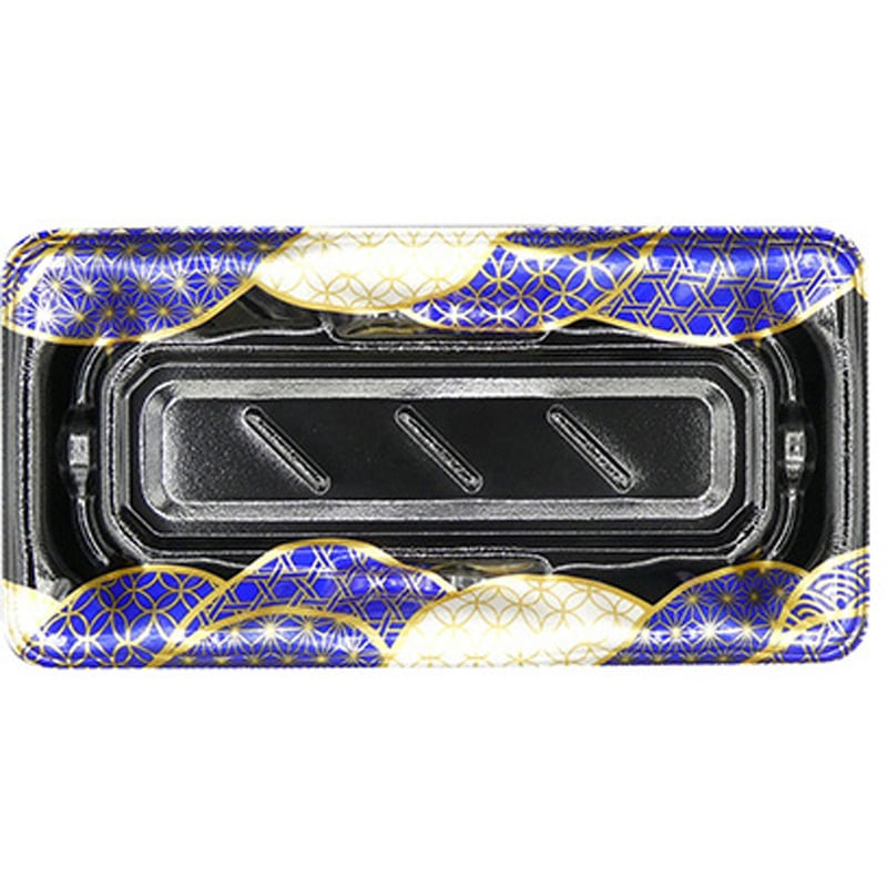 1-4(V1) なみ穂青 大波皿 本体 1ケース(50枚×24袋) エフピコ 【通販モノタロウ】