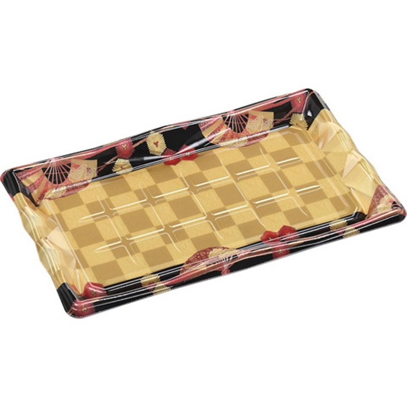 3-9 扇市松金 氷河 本体 1ケース(10枚×30袋) エフピコ 【通販モノタロウ】