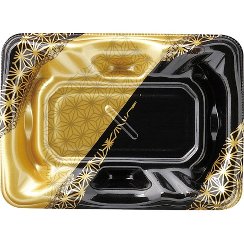 1-2 麻帯金 大波皿 本体 1ケース(50枚×30袋) エフピコ 【通販モノタロウ】