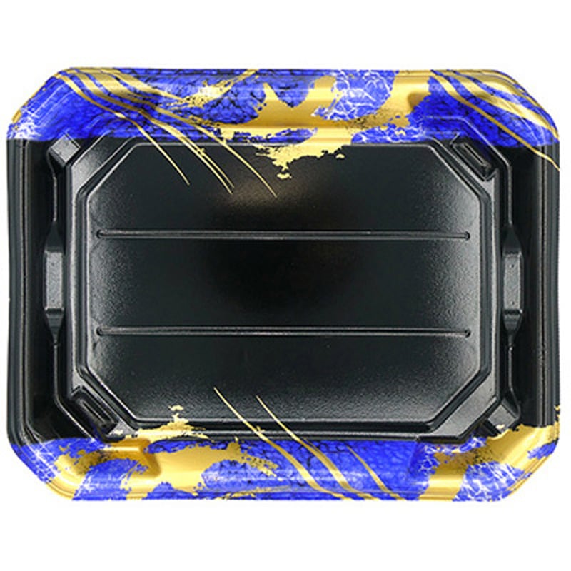 3-7 しずく岩青 美彩 本体 1ケース(10枚×40袋) エフピコ 【通販モノタロウ】