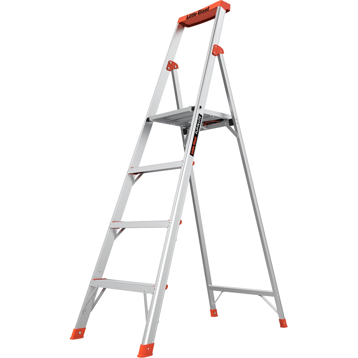 LG-15270 上わく付き脚立 フリップエヌライト 長谷川工業 4段 天板高さ