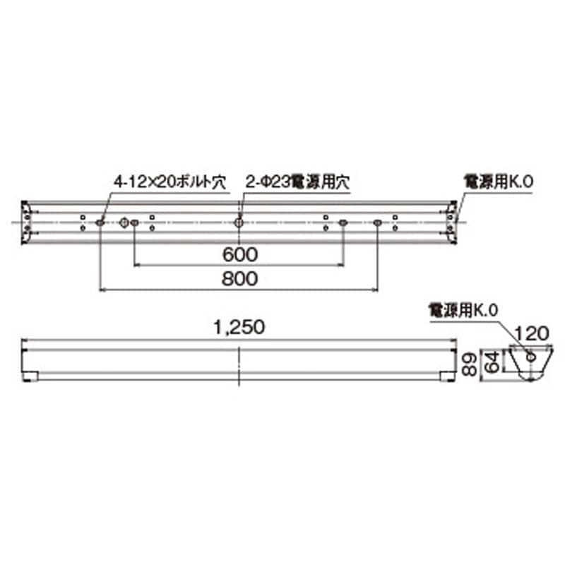 LEKTW412204L-LS9 TENQOO直付40形W120防水 東芝ライテック 演色