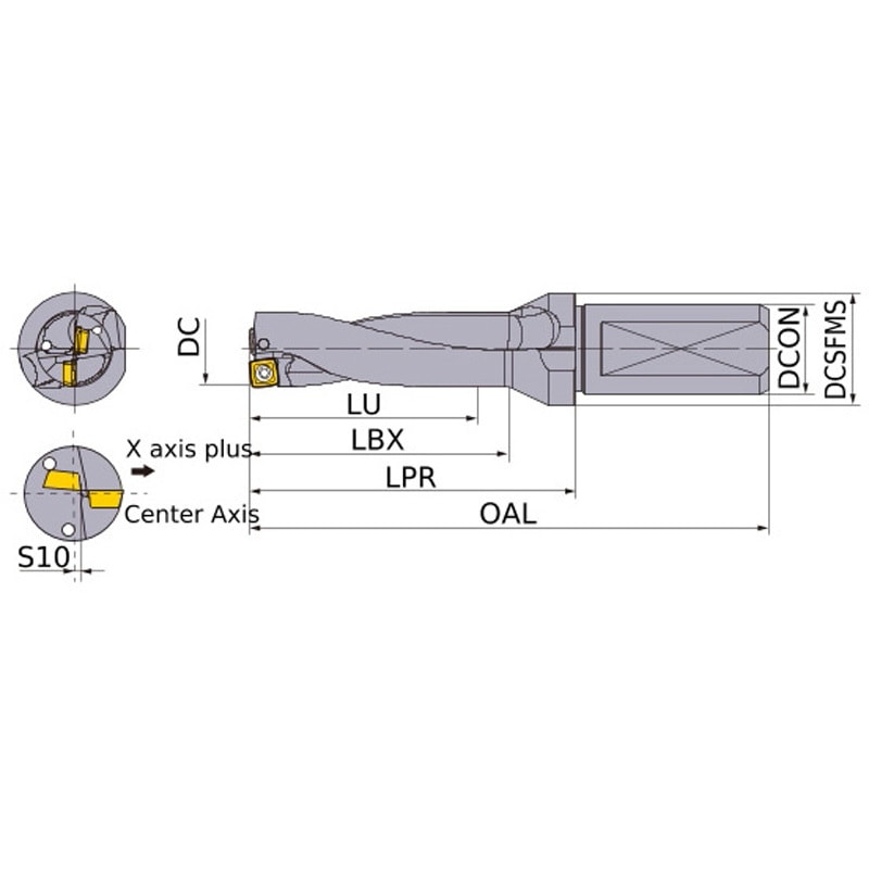 ミツビシマテリアル 三菱　刃先交換式ドリル　ＭＶＸ MVX5400X5F40 MITSUBISHI⁄三菱マテリアル 刃先交換式ドリル MVX MVX5200X3F40