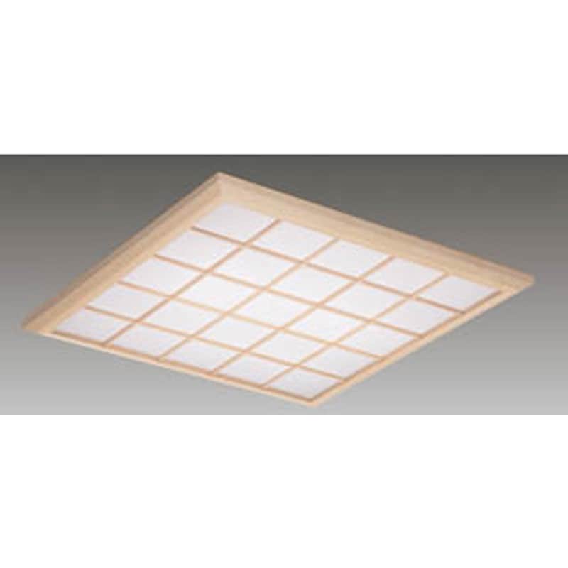 ベースライト□600和風格子 東芝ライテック 一体型LED(スクエア