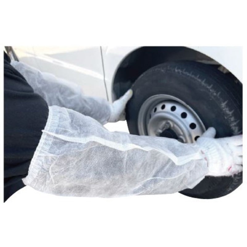 CK-056 アームカバー 阿部商会 不織布 白色