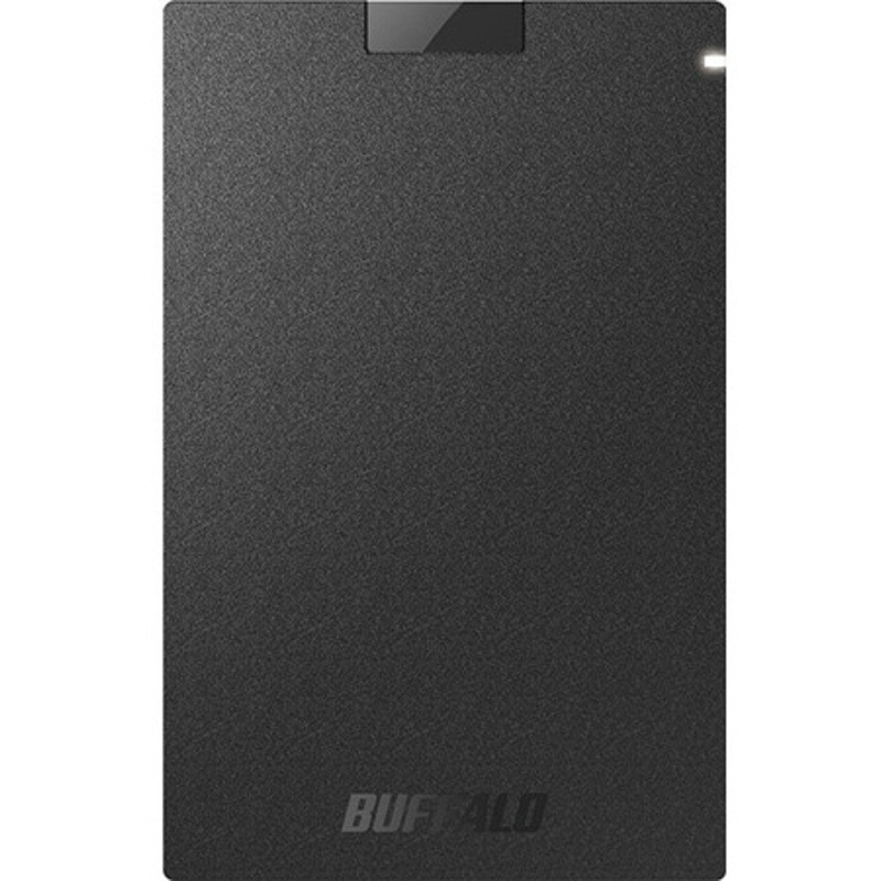 SSD-PG2.0U3-BC USB3.2(Gen1)ポータブルSSD SSD-PGシリーズ 1台 BUFFALO(バッファロー) 【通販モノタロウ】
