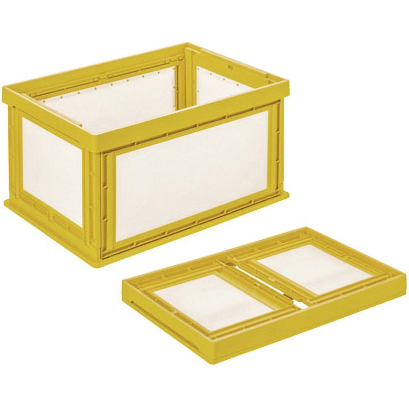 (3セット)コンテナ　パタコン　折りたたみコンテナ　約横幅64.5縦43.5 折たたみコンテナパタコン KUNIMORI 折りたたみコンテナ 【通販