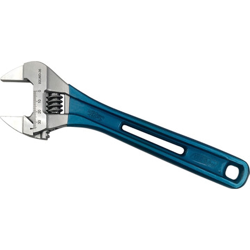 92LWD-10 軽量モンキーレンチ IREGA シルバー色 全長262mm最大口開き36mm  92LWD-10