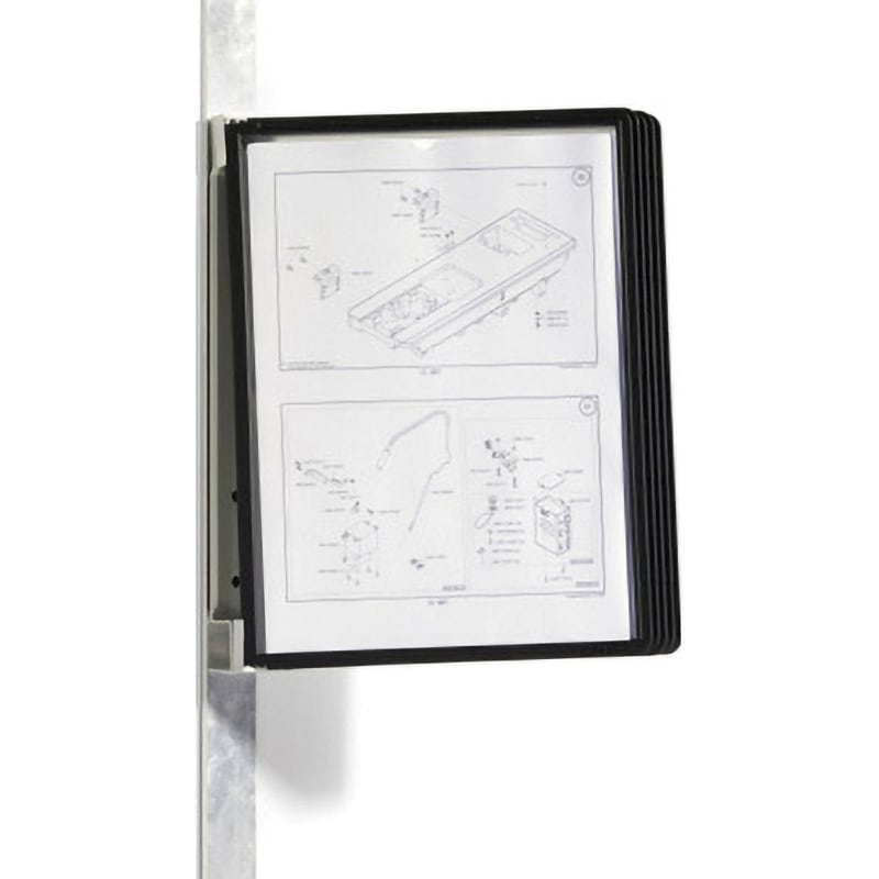 DURABLE-5914-01 参照システムDURABLE VARIO(マグネットタイプ) プリコ 黒色 サイズA4背幅40mm