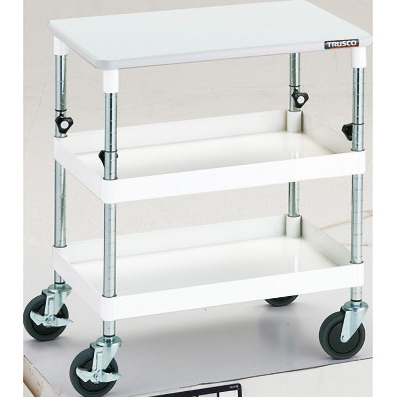 フェニックスワゴン(省音タイプ・高さ調節タイプ・天板付) TRUSCO