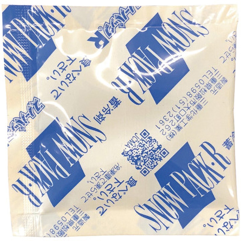 NO.00191 保冷剤スノーパックRシリーズ ミエローブ 質量20g 縦75mm横75mm 1箱(560個)