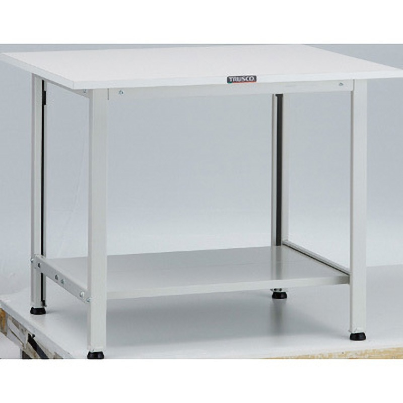 AO-0975LT2 軽量作業台(下棚2枚付) TRUSCO ポリ化粧製天板 荷重200kg 間口900mm奥行750mm高さ740mm  AO-0975LT2
