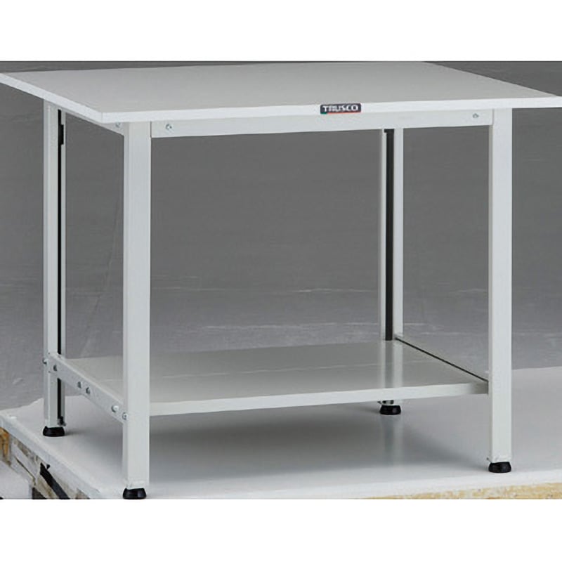 AOR-0975LT2 軽量作業台(下棚2枚付) TRUSCO リノリューム張り製天板 荷重200kg 間口900mm奥行750mm高さ740mm  AOR-0975LT2