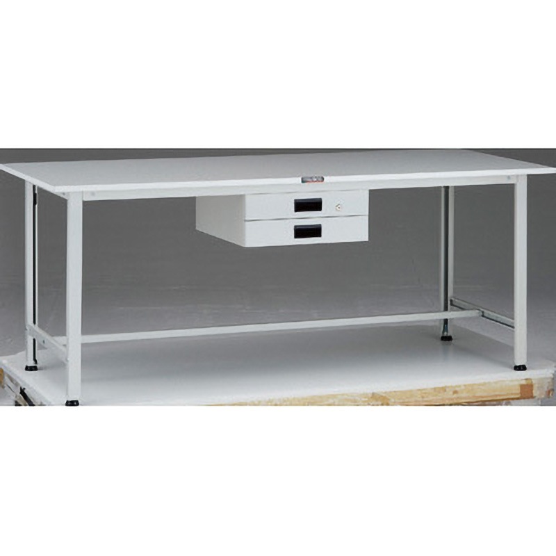 トラスコ中山   TRUSCO AOR型軽量作業台 1800X600 下棚2枚付 AOR-1860LT2 [A020501] トラスコ中山 株 TRUSCO AOR型軽量作業台 1800X600 車輪付 AOR-1860C75