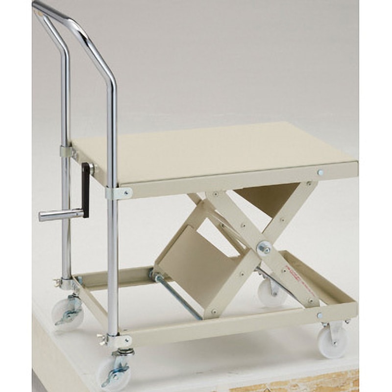 TRUSCO(トラスコ)　ローハイシステム　リフター　スクリュー式　５００Ｘ７５０　ワゴン仕様 LH-780M≪お取寄商品≫ トラスコ TRUSCO オレンジブック ローハイシステム リフター 手動