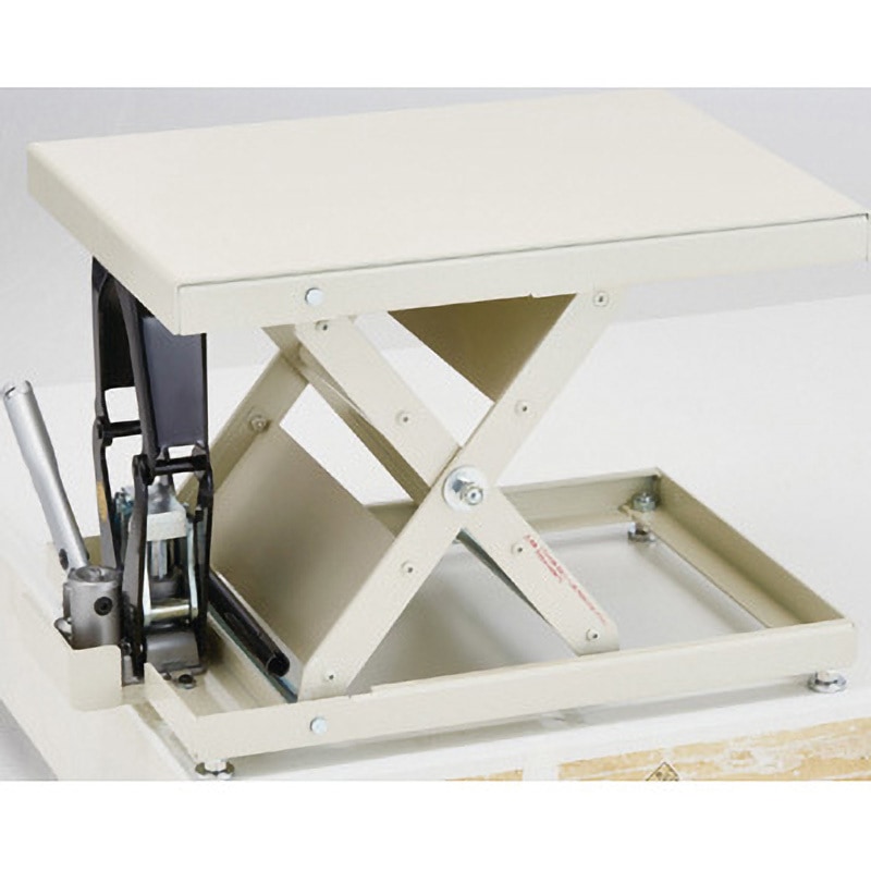 LHU-38 ローハイシステムリフター(油圧ジャッキ式) TRUSCO 荷重100kg テーブル高さ180～380mm