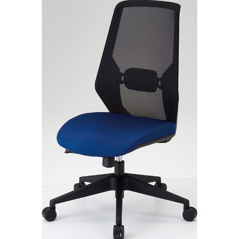 MCH-B メッシュハイバックチェアVIENTO TRUSCO ランバーサポート有 キャスターあり ブルー色   MCH-B 22,485円