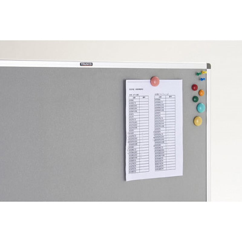 回送板 KB34C-912 ツーウェイ掲示板 壁掛 カラーアルミ枠 馬印 アイボリー色