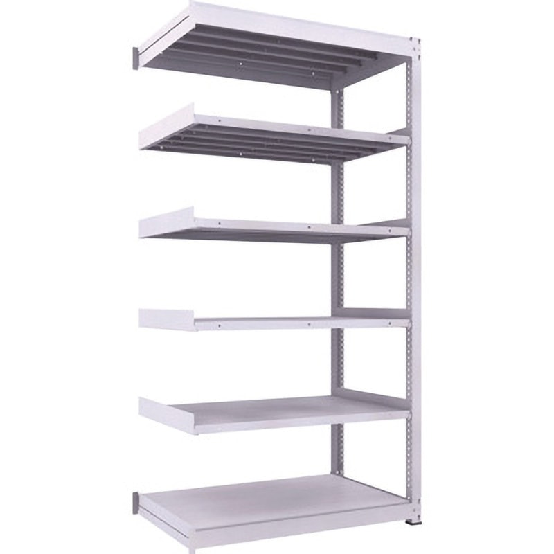 TUG600-84J-6B 中量ボルトレス棚TUG型(600kgタイプ、高さ2400mm) TRUSCO ホワイト色