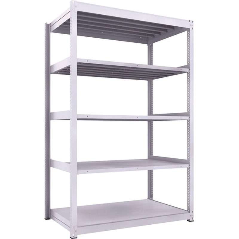 TUG600-85Z-5 中量ボルトレス棚TUG型(600kgタイプ、高さ2400mm) TRUSCO ホワイト色 荷重3000kg 奥行942mm  TUG600-85Z-5