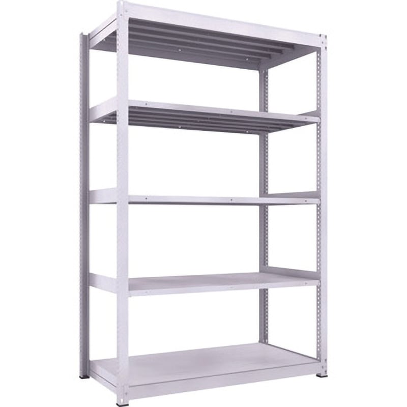 TUG300-85J-5 中量ボルトレス棚TUG型(300kgタイプ、高さ2400mm) TRUSCO ホワイト色 荷重2000kg 奥行792mm  TUG300-85J-5