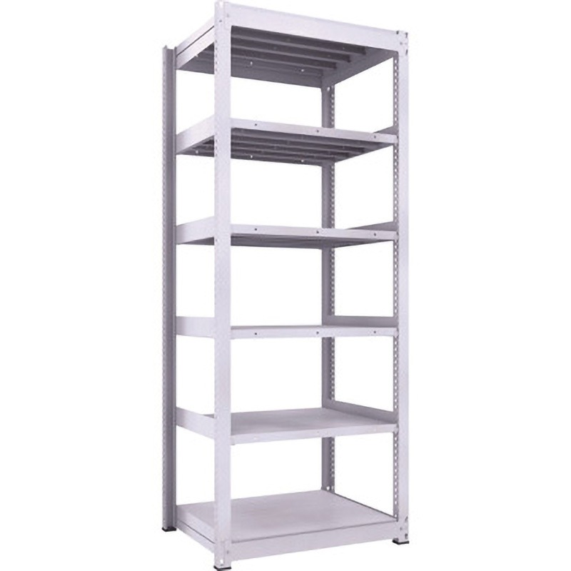 TUG450-83J-6 中量ボルトレス棚TUG型(300kgタイプ、高さ2400mm) TRUSCO ホワイト色 荷重3000kg 奥行792mm  TUG450-83J-6 45,588円