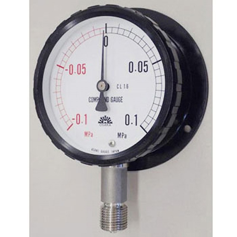 315-B490X2/-0.1MPA-M 密閉形連成計 B形 蒸気用 315-B490シリーズ 1個 旭計器工業 【通販モノタロウ】