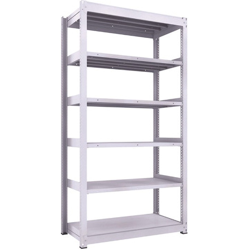 TUG450-84L-6 中量ボルトレス棚TUG型(300kgタイプ、高さ2400mm) TRUSCO ホワイト色 荷重3000kg 奥行642mm  TUG450-84L-6