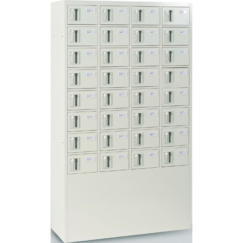 TS-048A 貴重品ロッカー 暗証番号錠 仁張 4列8段仕様 高さ1500mm間口885mm奥行240mm  TS-048A