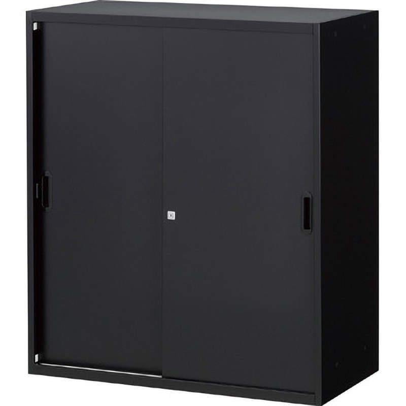 USBK-11 ユニット型壁面書庫(スチール引違い) TRUSCO ブラック色   USBK-11