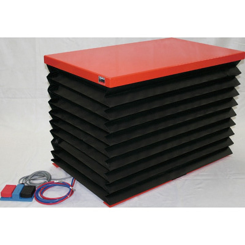 HDL-W1058RJ-D1 テーブルリフト(電動ボールねじ式・単相DC12Vバッテリー専用タイプ) TRUSCO 荷重100kg テーブル高さ200～1050mm  HDL-W1058RJ-D1