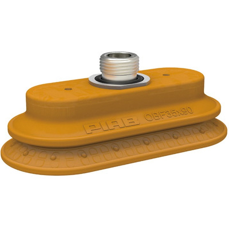 OBF35X90P.5R.G40M サクションカップ OBF(オーバルベローズフリクション)モデル Piab(ピアブ) パッド径50×105mm