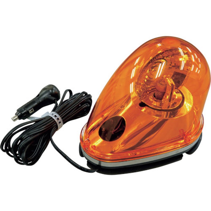 324032 マグネット着脱式LED回転灯(流線型) 日本緑十字社 黄色