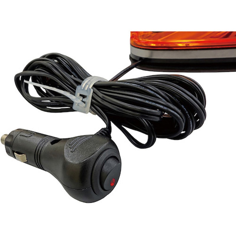 324032 マグネット着脱式LED回転灯(流線型) 日本緑十字社 黄色