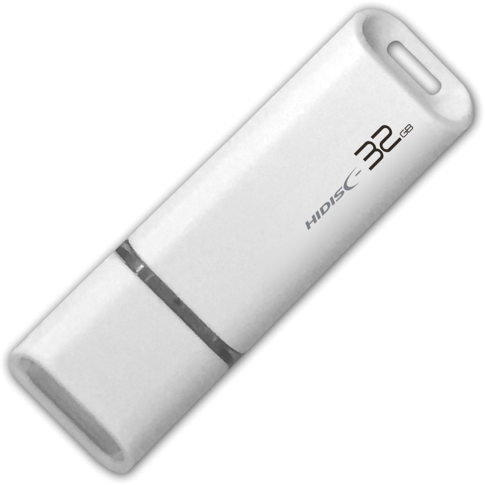 HDUF113C32G2 キャップ式USB HIDISC ホワイト色 32GB HDUF113C32G2