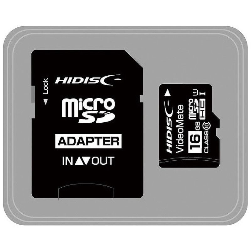 まとめ）HIDISC ビデオ録画用microSDカード 16GB【×5セット