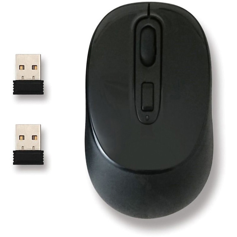 HDM-7146BK ワイヤレスマウス HIDISC 無線 ブルーLED式 【通販モノタロウ】