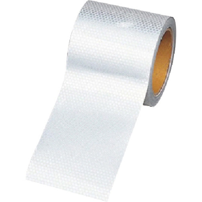 374-78 高輝度テープ ポリエステル樹脂フィルム ユニット 白色 幅90mm長さ10m  374-78